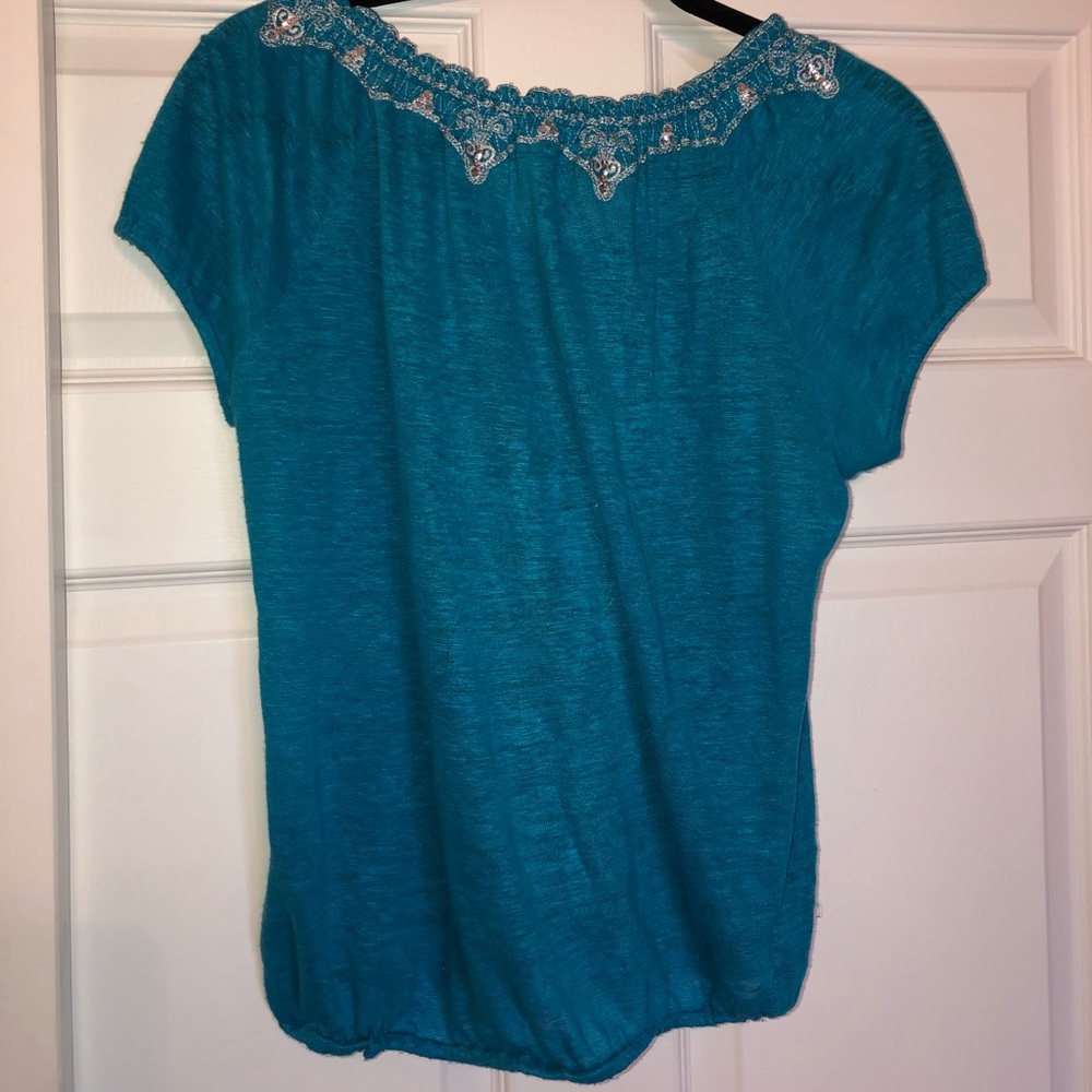 Blue Sparkly Shirt - Picture 2 of 3